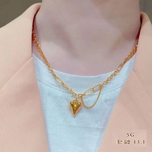 สร้อยคอจี้ทองคำแท้ 24k คุณภาพสูง ดีไซน์สวยหรู  แบบจีน  สามารถนำไปจำนำได้  สำหรับผู้หญิง  ยี่ห้อซินฟลาย  สามารถสลักชื่อได้ - Product Image 2