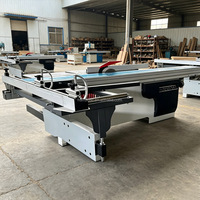 Scie à panneaux pour le travail du bois 3200/3800mm, production MDF, coupe du bois à 45/90 degrés, affichage numérique, table coulissante à levage électrique