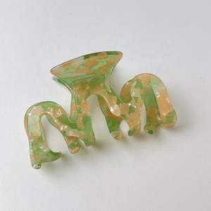 กิ๊บหนีบผมแฟชั่นเกาหลีขนาดใหญ่ทำจากเซลลูโลสอะซิเตทกิ๊บหนีบผมอะซิเตทขนาดใหญ่สีสันสดใสออกแบบได้ตามต้องการ - Product Image 3