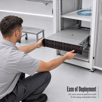 Serveur Rack 2U DL340 Gen12 testé en stock, expédition rapide pour la migration de système et la mise à jour de l'infrastructure informatique des petites entreprises