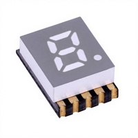 XH-4011BS Rote Common-Anode 1-stellige 7-Segment-LED-Anzeige 3mm Pixel 130mcd Helligkeit 180° Betrachtungswinkel SMD für Innenbereich Digital