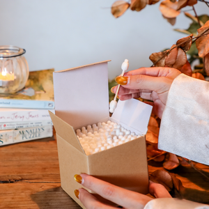 100 pièces de cotons-tiges écologiques en bambou avec embout en coton pour le soin des bébés et le nettoyage des oreilles, logo personnalisé, coton biologique - Product Image 1