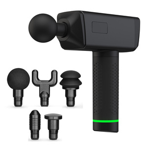 2020 deportes de tranquilo eléctrico sin escobillas fascia de percusión de theragun masaje arma con 6 cabezas - Product Image 1