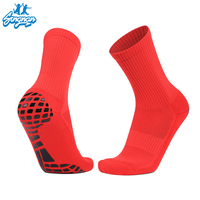 Chaussettes de sport pour hommes Chaussettes de football antidérapantes en silicone à tube moyen Chaussettes de football antidérapantes Absorbant la sueur Chaussettes de sport pour le football