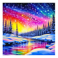 Peinture Diamant Paysage Vente Directe Usine Ever Moment Kit Personnalisé Art Mural Galaxie Haut de Gamme Meilleure Vente ASF3086
