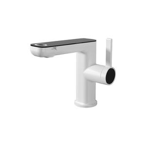 Robinet intelligent moderne et simple en cuivre massif avec affichage numérique, mélangeur chaud/froid à écoulement ascendant, finition nickel brossé - Product Image 5