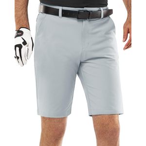 Shorts de golf pour hommes 10 pouces, légers, extensibles, séchage rapide, résistants à l'eau, style sportif, logo uni sur le devant, 5 poches, fermeture boutonnée - Product Image 1