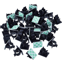 Attache-câble auto-adhésif réglable en nylon 3M, support de câble, clip de fixation, organisateur en plastique durable pour système électrique