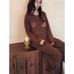 Camicie da <span class=keywords><strong>Notte</strong></span> con Imbottitura sul Petto, Nuova Collezione Autunno Inverno, Dolce Completo da Casa per Ragazze con Motivi Cartoon - Product Image 2