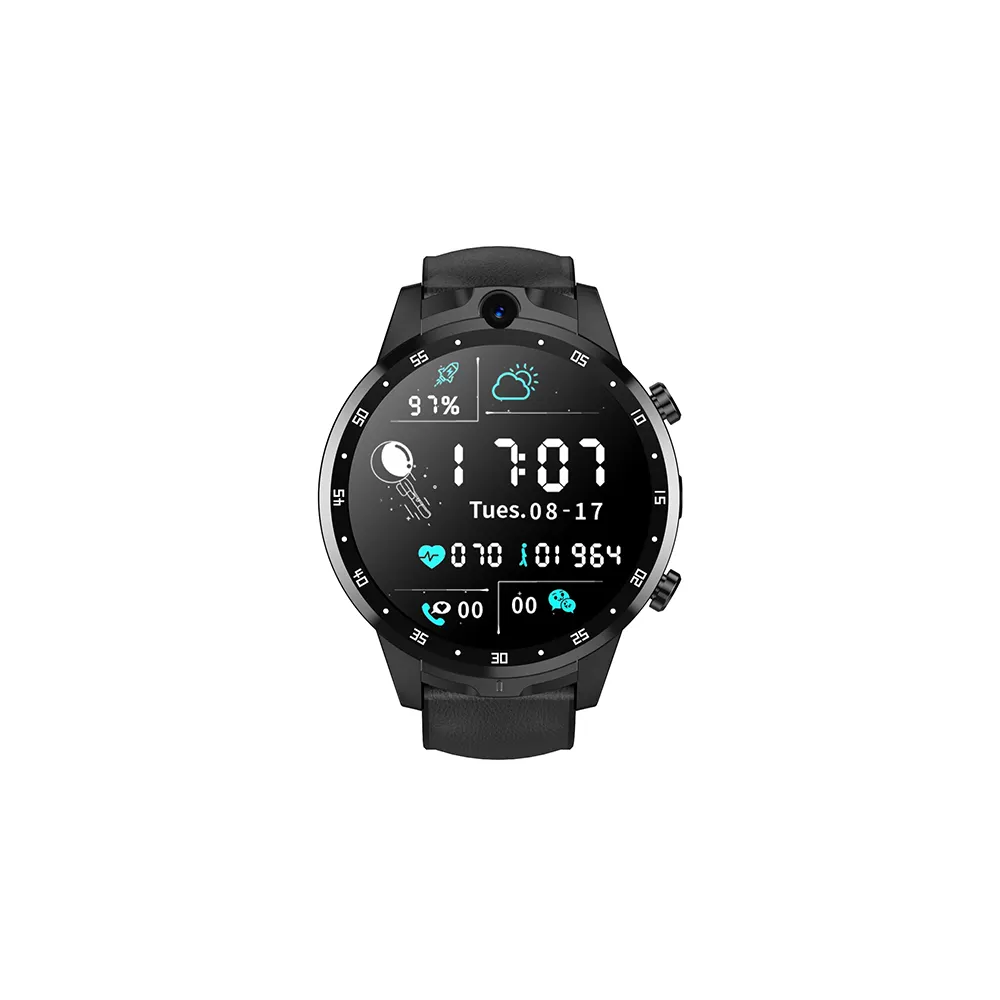 Android 8.1 GPS 2G 16GB Smart Watch Phone con fotocamera da 5mp SIM Card doppio schermo da 1.6 pollici MX43 4G GPS WIFI Sport Smart Watch