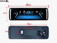 Nouveauté : Écran de toit de voiture Android 29 pouces, moniteur de rétroviseur central, affichage HUD pour Toyota Hiace/Mercedes Benz Vito