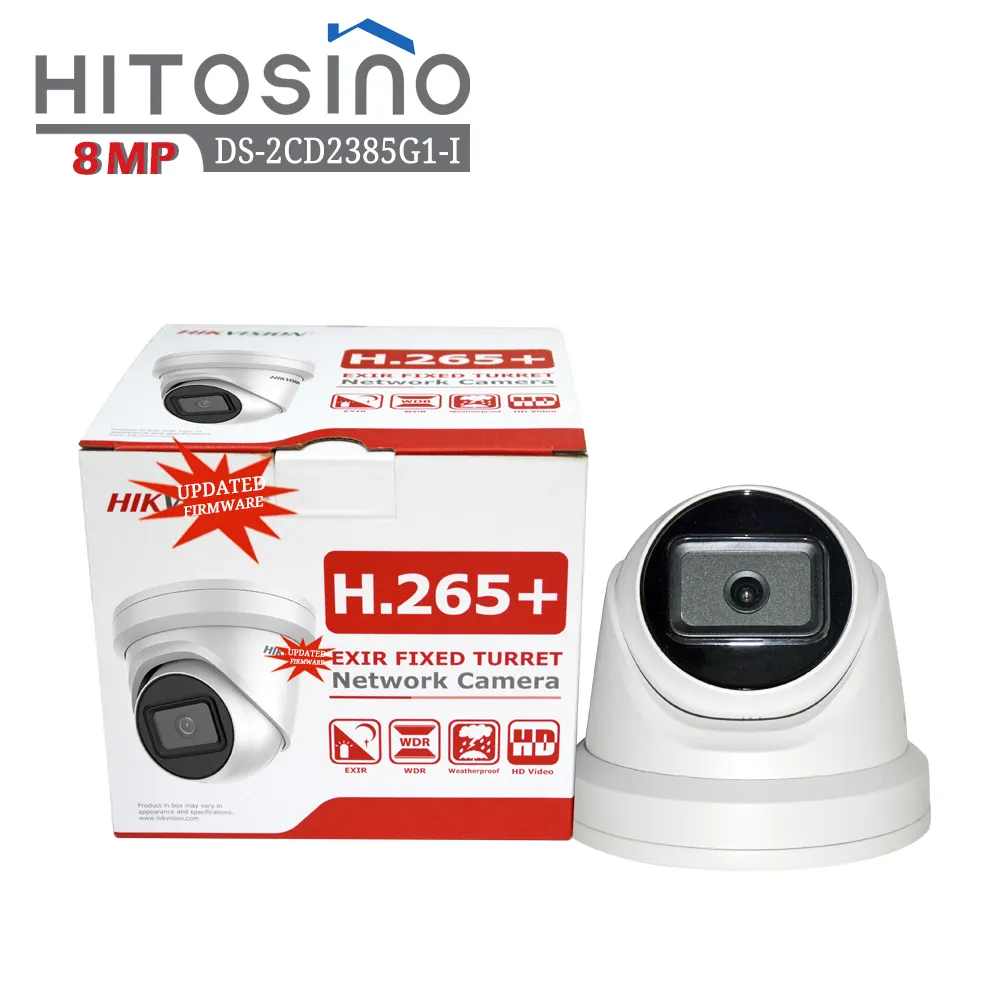 Hik الأصلي الرؤية 8 MP 4K الذكاء مدعوم من Darkfighter الأشعة تحت الحمراء الثابتة برج IP POE كاميرا شبكة مراقبة