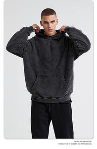 Sudaderas con Capucha Unisex de Corte Regular para Otoño e Invierno, de Algodón Ecológico Grueso, con Cierre, Personalizadas ODM, al por Mayor, a la Moda - Product Image 3