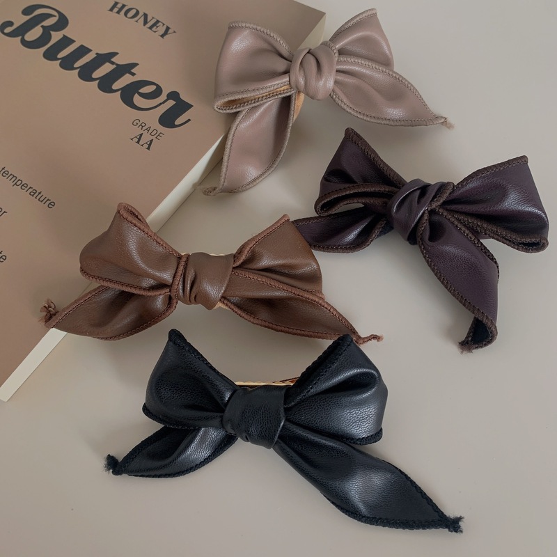 Fashion Colorful Rhinestone Bow Hair Clips