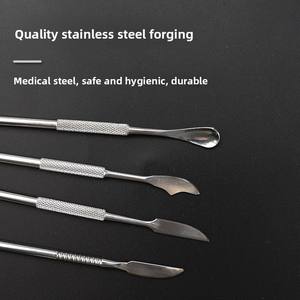 Kit de couteau pour prothèse dentaire pour étudiant Source d'alimentation manuelle comprend un couteau à découper à la cire cuillère à cire dentaire outil de remplissage pour sculpter les dents dentaires - Product Image 4