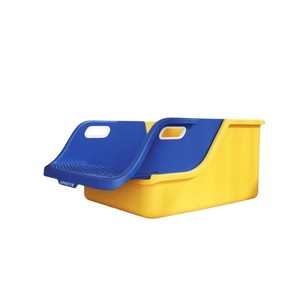 Bac à litière semi-fermé extra large <span class=keywords><strong>pour</strong></span> chat, en PVC, anti-éclaboussures, semi-automatique, modèle LDM-29 - Product Image 5
