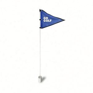 Banderas Personalizadas de Doble Cara de 3x5 Pies (150*90cm), Diseño Personalizado con Logotipo, Pancarta Portátil Impresa en Serigrafía para Campos de Golf - Product Image 1