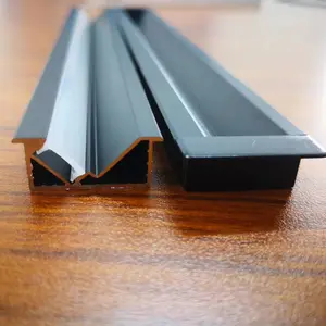 Profil Aluminium Lebar Strip Led, Profil Aluminium Pencahayaan Linier, Ekstrusi Katalog Profil Aluminium