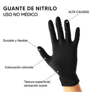 Fabricante Desechable Negro Azul Naranja Biodegradable Trabajo Industrial Grado Alimenticio Sin Polvo Seguridad Mano Guantes de Nitrilo - Product Image 3