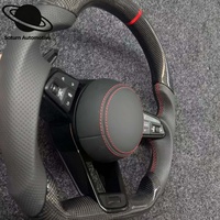 Volant en cuir vintage amélioré, adapté aux Volkswagen MK5 MK6 MK7 7.5 GTI GTD R Passat Polo GTI CC Golf7 7R Tiguan