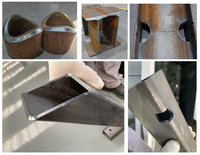 Mesin Pemotong Laser Serat Profesional Jinan Tianchen TM230 untuk Pipa Persegi, Akurasi Tinggi, CNC Cypcut 6000W 120m/menit, Water AI File