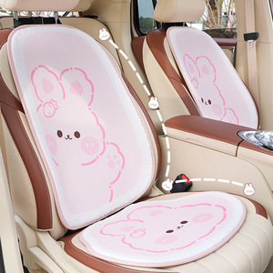 Ensemble de coussins de siège de voiture en peluche, motif dessin animé, extra doux, chaud, antidérapant, pour l'automne et l'hiver, quatre saisons, housse de coussin décorative - Product Image 2