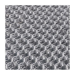 <span class=keywords><strong>Grille</strong></span> métallique en <span class=keywords><strong>acier</strong></span> inoxydable hexagonale <span class=keywords><strong>perforée</strong></span> en forme de diamant, ouverture de 20 mm, diamètre du fil de 1,5 mm, pliage disponible - Product Image 6