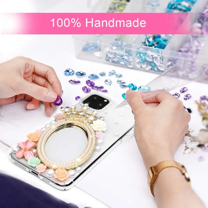 เคสโทรศัพท์แบบติดเพชรชุดงานแฮนด์เมดสุดหรูสำหรับ <span class=keywords><strong>Samsung</strong></span> <span class=keywords><strong>Z</strong></span> <span class=keywords><strong>Fold</strong></span> 2 3 <span class=keywords><strong>4</strong></span> 5 6 7 - Product Image 4