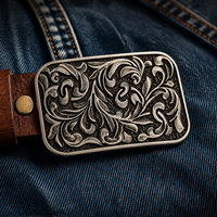 Boucle de ceinture Western Cowboy Boucle de ceinture personnalisée de style floral pour les accessoires de ceinture pour hommes Western Country Cadeau pour lui