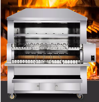 Grand charbon de bois, moyen brésilien, chauffage électrique, Shawarma, Machine à gaz, brésil, Barbecue latin