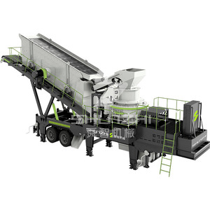 מכונת מיחזור בטון הלסת נייד sheer השפעה מטלטלת צלב לבניית פסולת לבנה מפעל ריסוק אבן נייד - Product Image 5