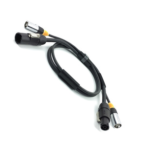 Tín hiệu mềm kết hợp cáp video âm thanh 6 loại xoắn đôi mạng được bảo vệ + cáp điện chống nước tích hợp toàn diện - Product Image 5