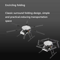 Pulvérisateur de drone agricole commercial, système d'arrosage haute pression, évitement d'obstacles, charge personnalisable pour l'agriculture