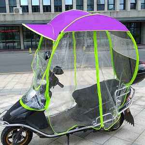 TX1017 parapluie de scooter à couverture complète parapluie de vélo électrique imperméable coupe-vent parasol moto parapluie pour la <span class=keywords><strong>pluie</strong></span> - Product Image 5