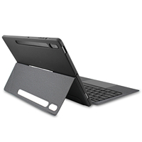 Funda con Teclado Inalámbrico para Samsung Galaxy Tab S9 Plus/S10 Plus/S9 FE+ 12.4, Funda Protectora de TPU para Tablet con Ranura para Lápiz