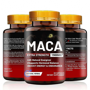 Cápsulas de Raíz de Maca al por Mayor para Hombres Adultos, Suplemento Herbal, Mejora el Rendimiento Masculino, Aumenta la Fuerza, la Resistencia, la Vitalidad y la Energía - Product Image 2
