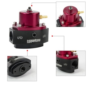 Régulateur de pression de carburant bypass réglable en aluminium billette <span class=keywords><strong>compatible</strong></span> <span class=keywords><strong>E85</strong></span> 12-880 avec raccords AN6*1 AN8*2 PQY-FPR98 - Product Image 3