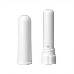 Bâtonnet inhalateur nasal jetable en PP OEM avec insert en coton pour huiles essentielles et herbes - Product Image 1