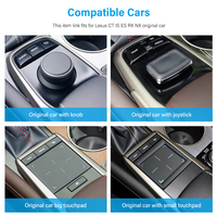 Carplay Android Auto pour Lexus UX/UX/IS/IS/CT/RX/RX/GS/LS/LX/LC/RC/RC avec bouton Joystick tactile petit/grand