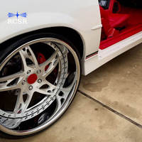 RCSR Jantes en alliage forgé de luxe personnalisées en 2 parties, jantes personnalisées de 24 pouces forgées 5x120 pour Chevy Impala, Chevy Silverado 1500