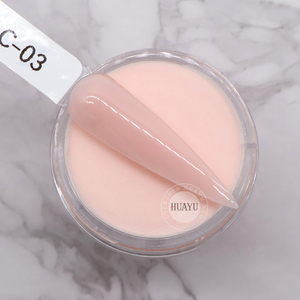 Vente en gros Szie 1oz Nude/Pink/Clear/NEON Colors Poudre de couleur sans course Ongles français à séchage rapide Poudre à tremper acrylique crémeux - Product Image 2