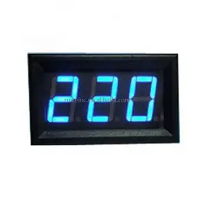 2 Draht 0,56 Zoll DC5V ~ 120V Voltmeter 3-stelliges blaues LED-Spannungs voltmeter für Auto