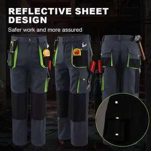 Conjunto <span class=keywords><strong>de</strong></span> Ropa <span class=keywords><strong>de</strong></span> Trabajo <span class=keywords><strong>de</strong></span> Lona para Hombre, Transpirable, Impermeable, con Múltiples Bolsillos, Chaqueta y Pantalones <span class=keywords><strong>de</strong></span> Trabajo, Impresión Personalizada, Venta al Por Mayor - Product Image 3