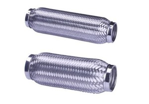 सार्वभौमिक लचीले निकास पाइप, निकास पाइप स्टेनलेस स्टील ऑटो पार्ट्स डबल ब्रेडेड निकास नली - Product Image 3