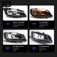 Applicable aux Volkswagen Passat B7 11-16, phares LED 12V 55W avec DRL, style de voiture dissimulé