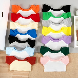 <span class=keywords><strong>Mini</strong></span> 17cm Plush Moda Boneca Acessórios Baratos Unisex Tshirt Roupas de Algodão para 5-7 Anos - Product Image 2