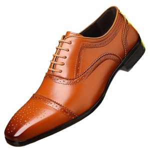 Zapatos Derby de Estilo Británico para Hombre de Alta Calidad, Zapatos de Vestir Formales Casuales de Negocios con Empalmes de Cuero Vintage - Product Image 5