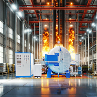 Precio competitivo Horno de carbonización de cámara única Circulación externa Refrigeración por agua Máquina de vacío de temperatura constante