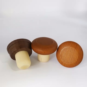 Bouchons <span class=keywords><strong>de</strong></span> liège synthétique <span class=keywords><strong>de</strong></span> haute qualité Bouteille en verre à dessus en bois à bas <span class=keywords><strong>prix</strong></span> pour l'eau avec liège à haute teneur en polymère avec liège en bois - Product Image 5