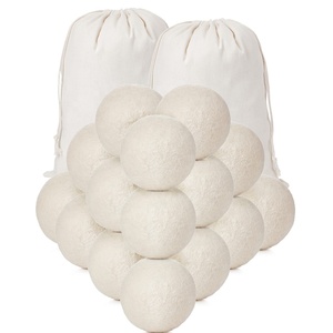 Boules de séchage en laine naturelle réutilisables ECO Organic avec élimination des odeurs et déshumidification 100% laine de Nouvelle-Zélande - Product Image 1